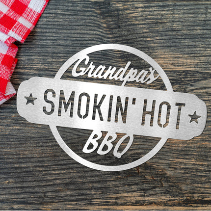 Smokin' Hot Plaques - Personalized Outdoor Hanging Barbecue Signs