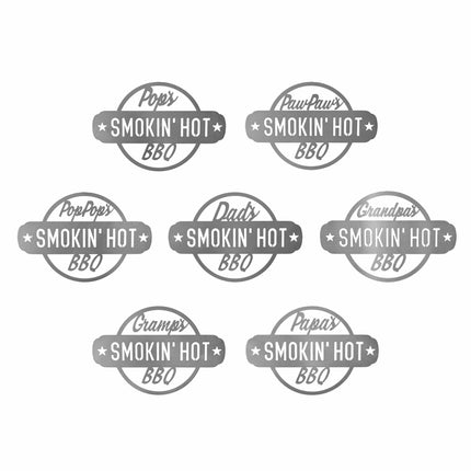 Smokin' Hot Plaques - Personalized Outdoor Hanging Barbecue Signs