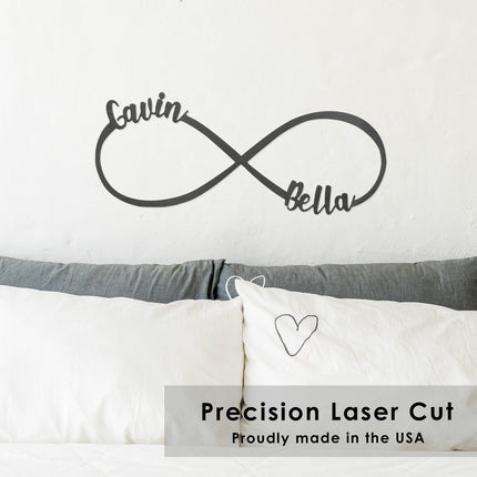 Infinity Sign- bedroom wall decor for couples, anniversary and wedding, eternity symbol