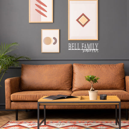Our Happy Family  - 2 Styles Personalized Family Name Signs For Home Decor