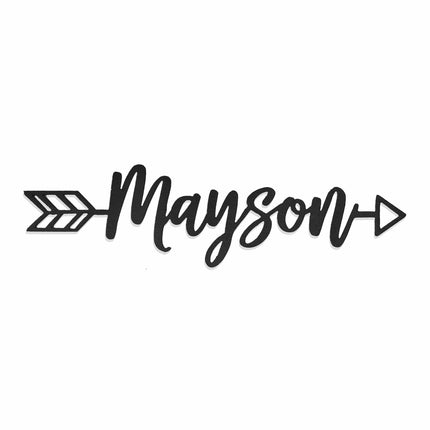 Sweets Arrow - 5 Styles - Personalized Metal Name Sign for Wall Decor