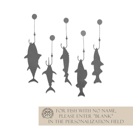 Reely Great Family Names Fish Sign Personalized