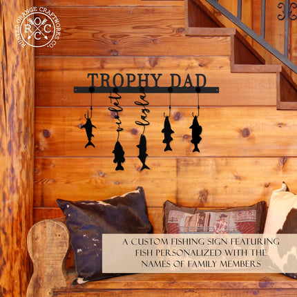 Reely Great Family Names Fish Sign Personalized