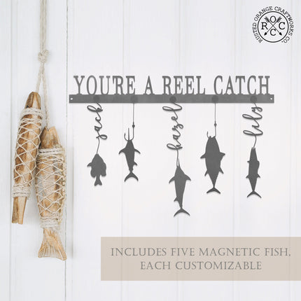 Reely Great Family Names Fish Sign Personalized