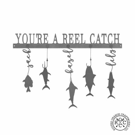 Reely Great Family Names Fish Sign Personalized