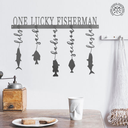 Reely Great Family Names Fish Sign Personalized