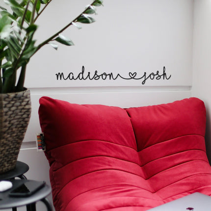 I Heart You - Couples Love Decor Wall Art for Bedroom Above Bed Gift