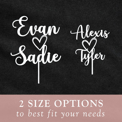 Wedding Cake Topper for Couples - Personalized Cake Topper for Anniversaries and Weddings - Mr and Mrs Cake Topper Decorations Wedding Cake Toppers