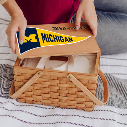 Michigan Wolverines - Poppy Personal Picnic Basket