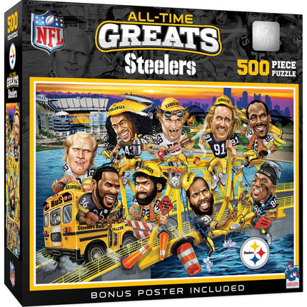 Pittsburgh Steelers - All Time Greats 500 Piece Jigsaw Puzzle