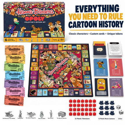 Hanna-Barbera Opoly Board Game Board Game