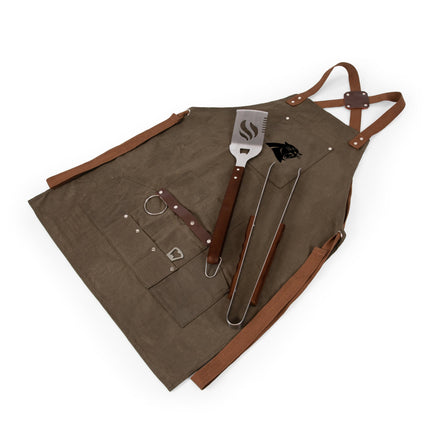 Carolina Panthers - BBQ Apron with Tools & Bottle Opener