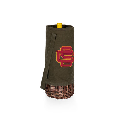 USC Trojans Alternate Malbec Insulated Canvas Wine Bottle Basket