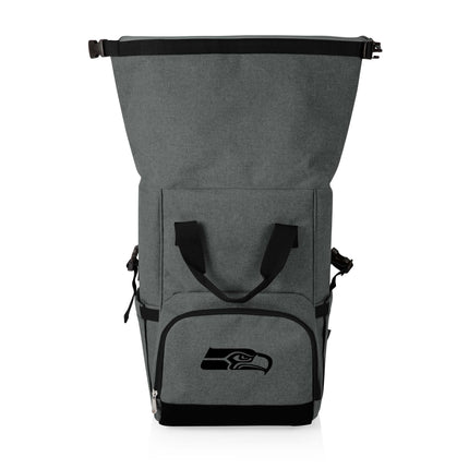 Seattle Seahawks - On The Go Roll-Top Backpack Cooler