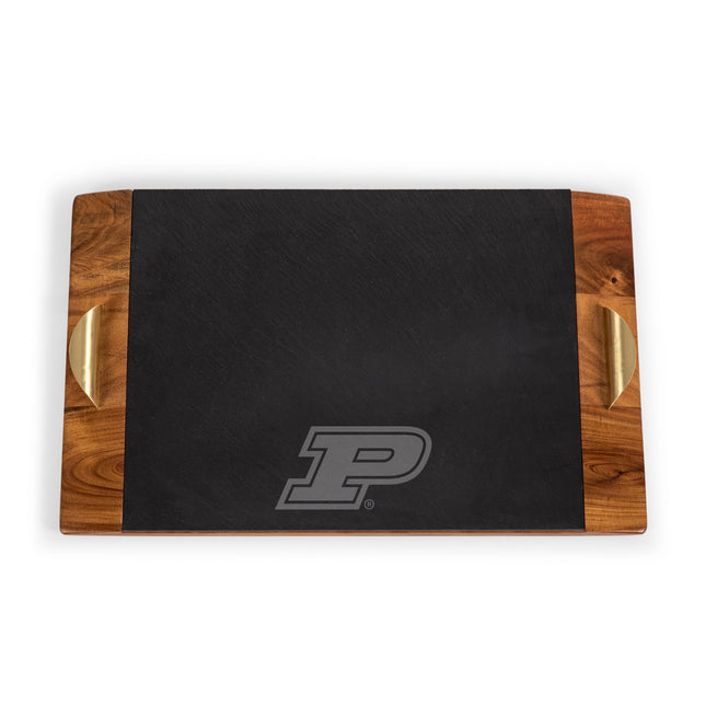 Purdue Boilermakers - Covina Acacia and Slate Serving Tray