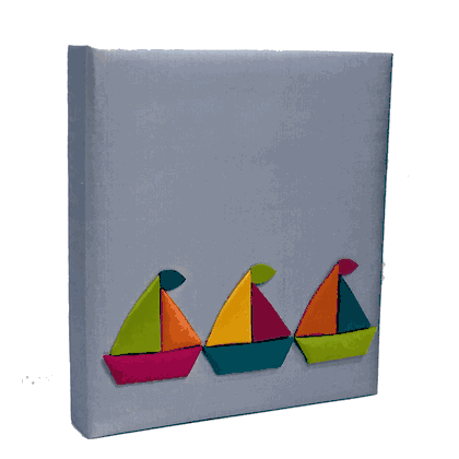 Sailboats Personalized Baby Memory Book
