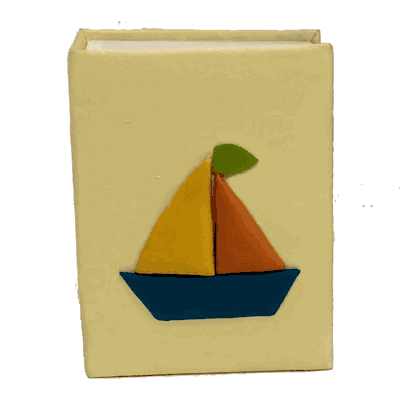 Sailboats Personalized Baby Photo Album - Small