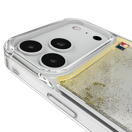 San Diego Padres 1969-1984 - Cooperstown Collection Linen Glitter Phone Case for Apple iPhone
