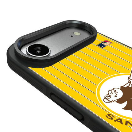 San Diego Padres 1969-1984 - Cooperstown Collection Pinstripe Bump Phone Case for Apple iPhone