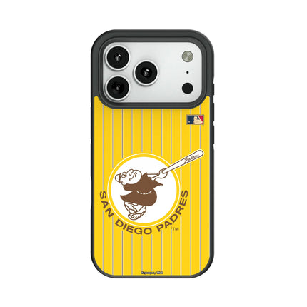 San Diego Padres 1969-1984 - Cooperstown Collection Pinstripe Bump Phone Case for Apple iPhone