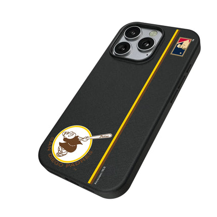 San Diego Padres 1969-1984 - Cooperstown Collection Sidebar MagSafe Compatible Phone Case for Apple iPhone