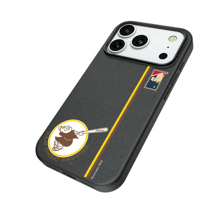 San Diego Padres 1969-1984 - Cooperstown Collection Sidebar MagSafe Compatible Phone Case for Apple iPhone