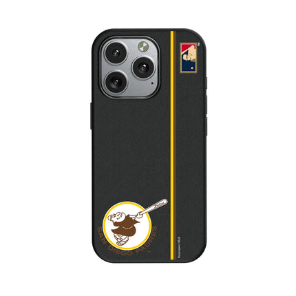 San Diego Padres 1969-1984 - Cooperstown Collection Sidebar MagSafe Compatible Phone Case for Apple iPhone