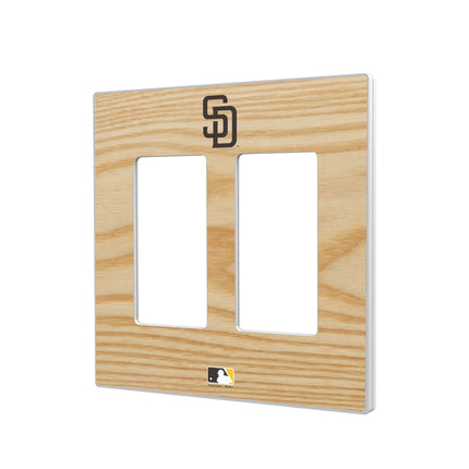 San Diego Padres Baseball Bat Hidden-Screw Light Switch Plate