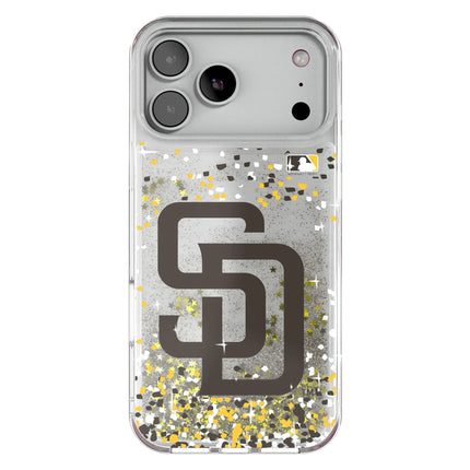 San Diego Padres Confetti Glitter Phone Case for Apple iPhone