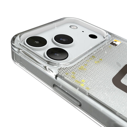San Diego Padres Linen Glitter Phone Case for Apple iPhone