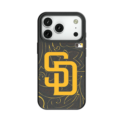 San Diego Padres Paisley MagSafe Compatible Phone Case for Apple iPhone