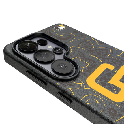 San Diego Padres Paisley MagSafe Compatible Phone Case for Samsung Galaxy