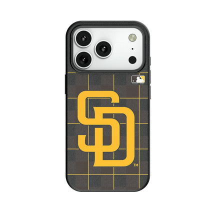 San Diego Padres Plaid MagSafe Compatible Phone Case for Apple iPhone