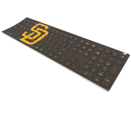 San Diego Padres Solid Curved Wireless Keyboard