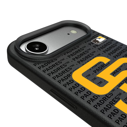 San Diego Padres Text Backdrop MagSafe Compatible Phone Case for Apple iPhone