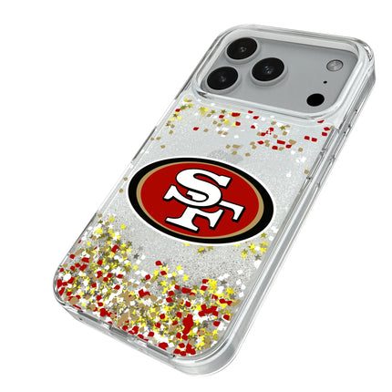San Francisco 49ers Confetti Glitter Phone Case for Apple iPhone