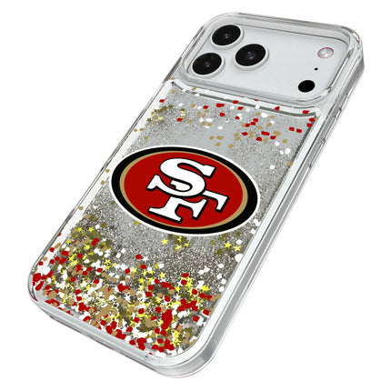 San Francisco 49ers Confetti Glitter Phone Case for Apple iPhone