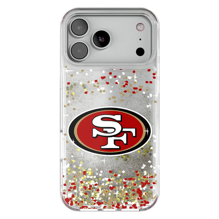 San Francisco 49ers Confetti Glitter Phone Case for Apple iPhone