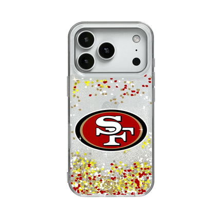 San Francisco 49ers Confetti Glitter Phone Case for Apple iPhone