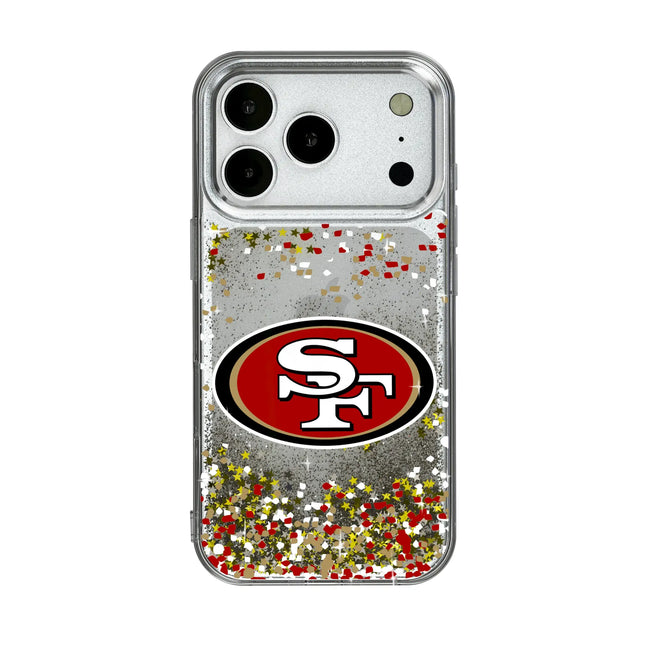 San Francisco 49ers Confetti Glitter Phone Case for Apple iPhone