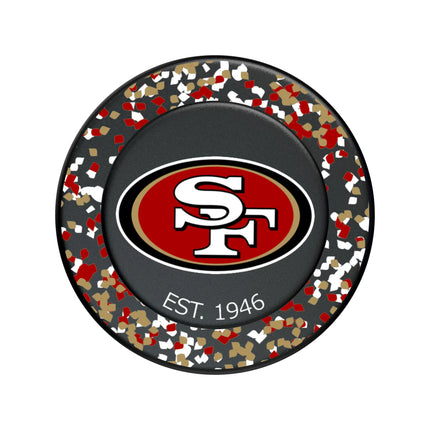 San Francisco 49ers Confetti PopSockets Magnetic Phone Grip and Stand