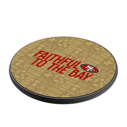 San Francisco 49ers Deco 15-Watt Wireless Charger