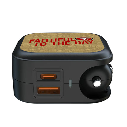 San Francisco 49ers Deco 2 in 1 USB A/C Charger