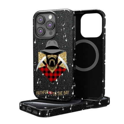San Francisco 49ers Deco Black Bling Phone Case for Apple iPhone
