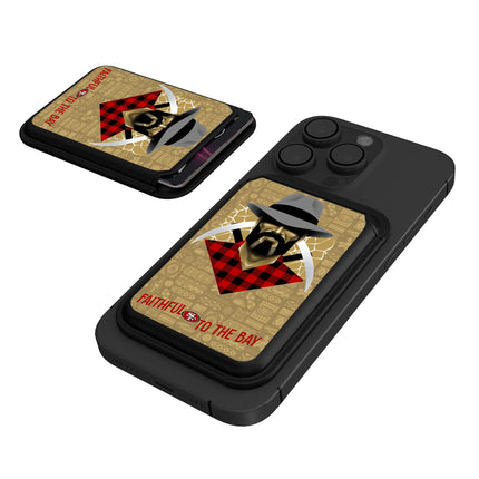 San Francisco 49ers Deco Black Magnetic Credit Card Wallet