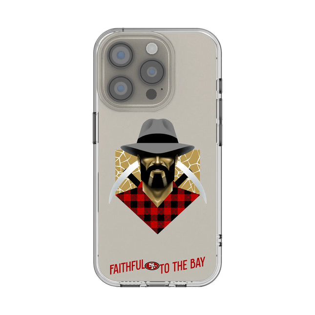 San Francisco 49ers Deco Clear Phone Case for Apple iPhone