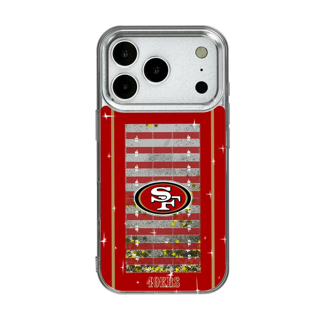 San Francisco 49ers Field Glitter Phone Case for Apple iPhone