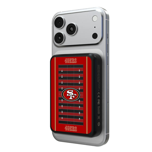 San Francisco 49ers Field Wireless Mag Power Bank