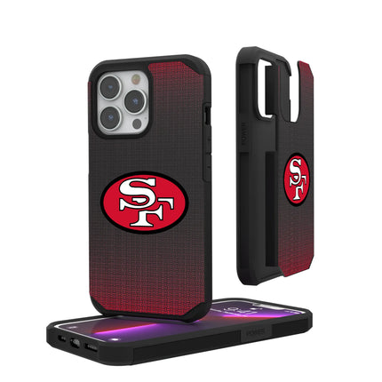 San Francisco 49ers Historic Collection Linen Rugged Phone Case for Apple iPhone
