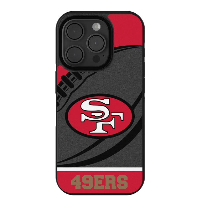 San Francisco 49ers Historic Collection Passtime Bump Phone Case for Apple iPhone